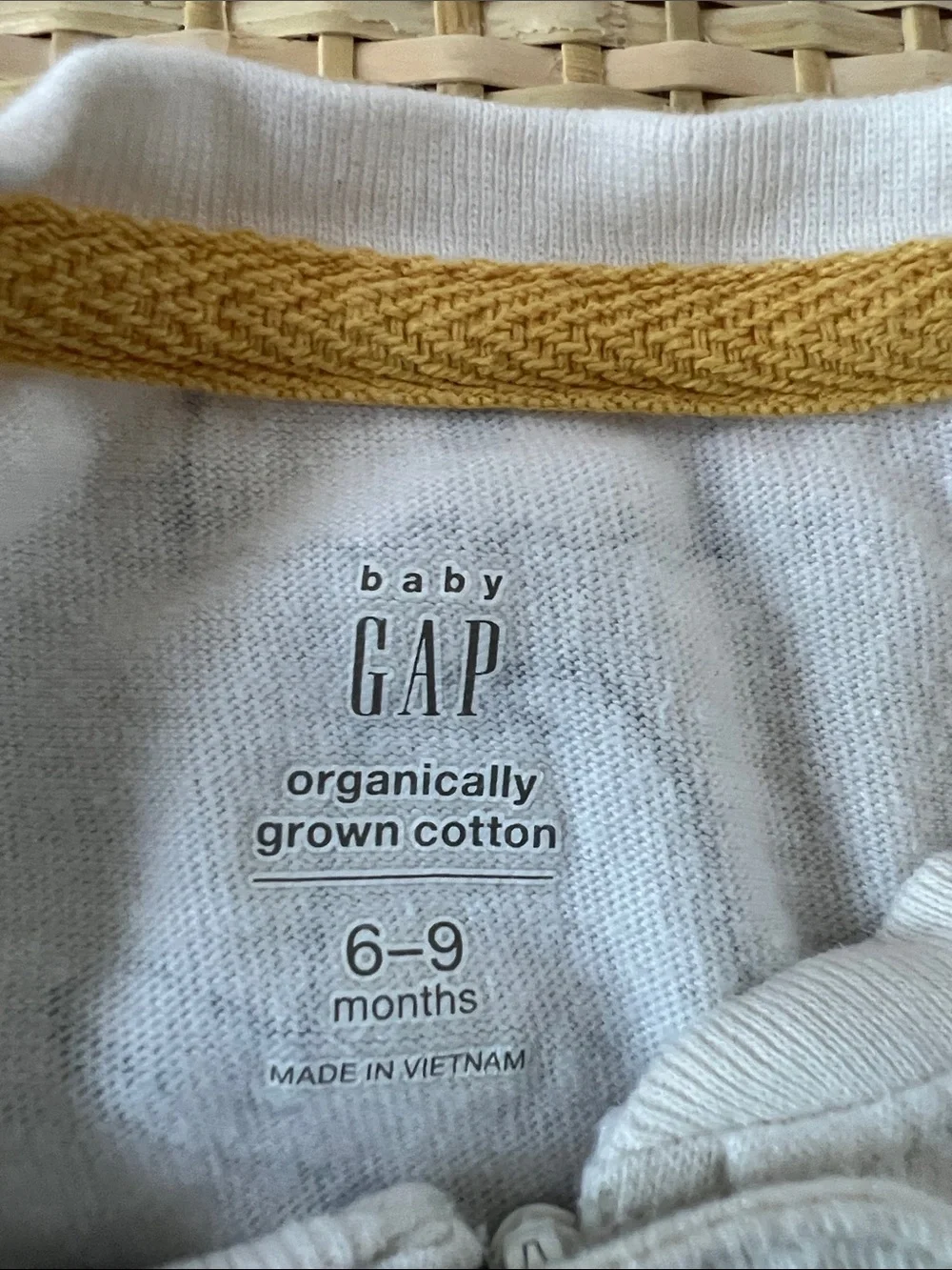 Baby Gap Organic Cotton Footed Onesie Unisex Baby Sleeper farm animal faces 6-9M